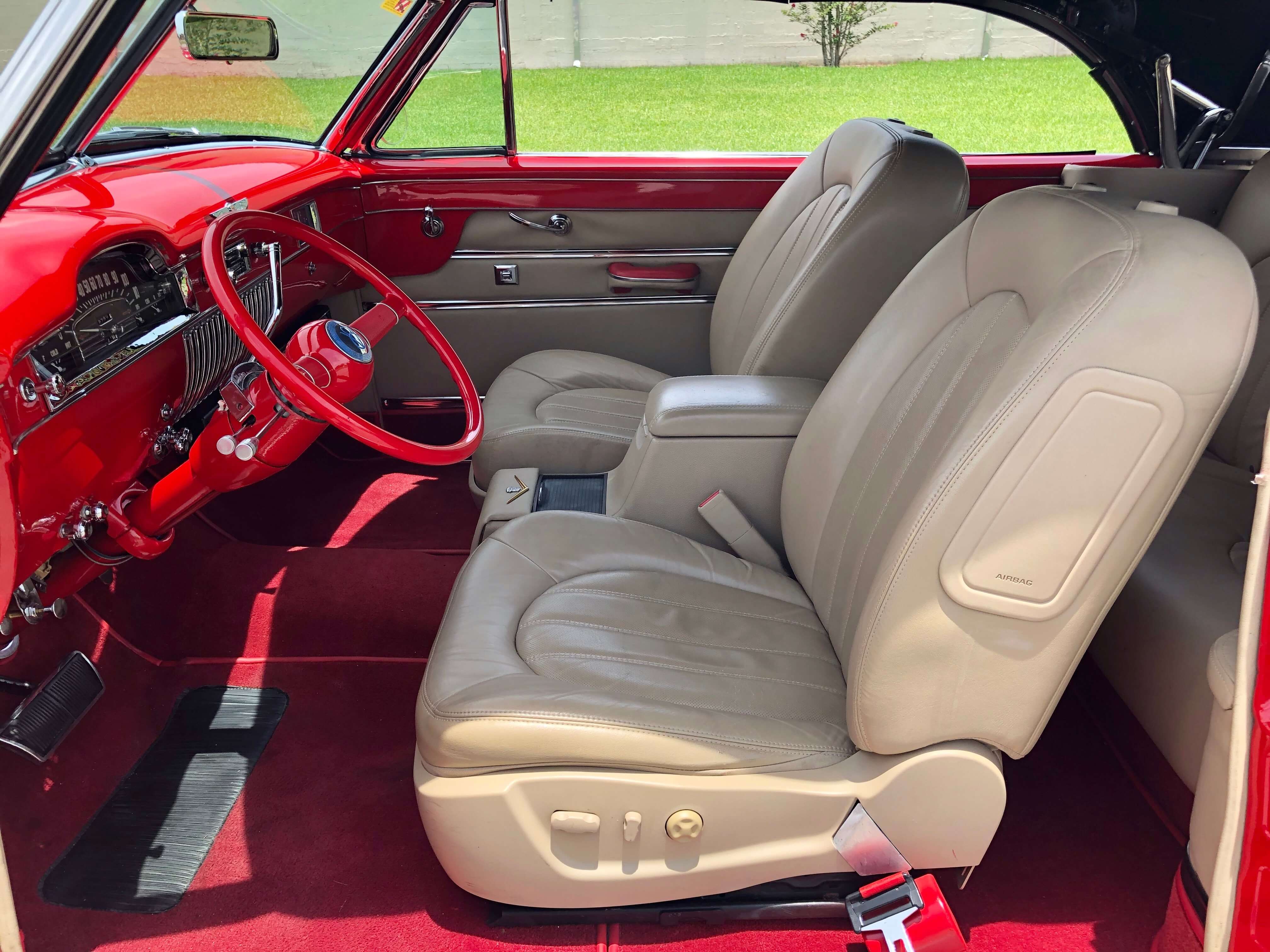 1949 Cadillac Convertible interior