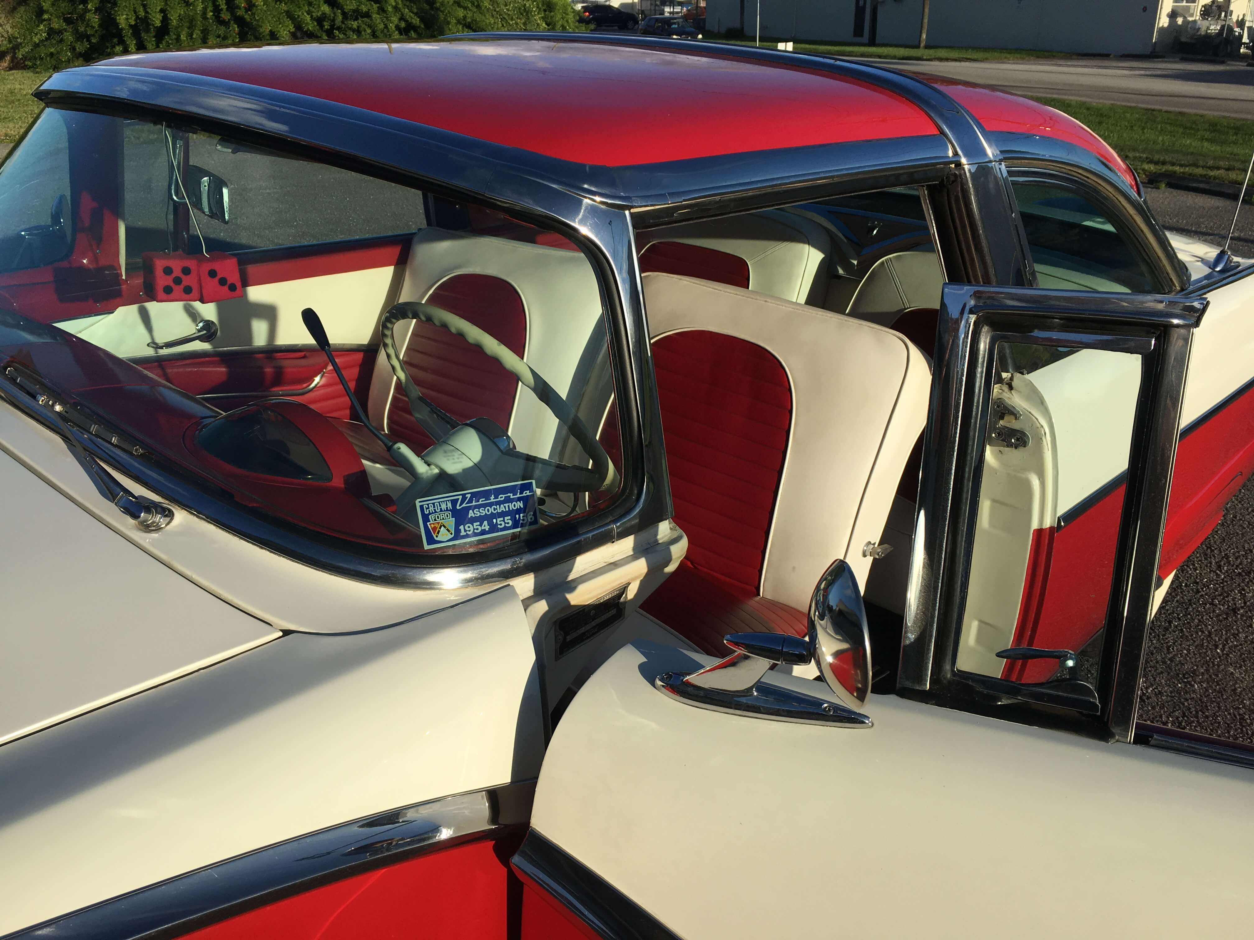 1955 Ford Crown Victoria interior