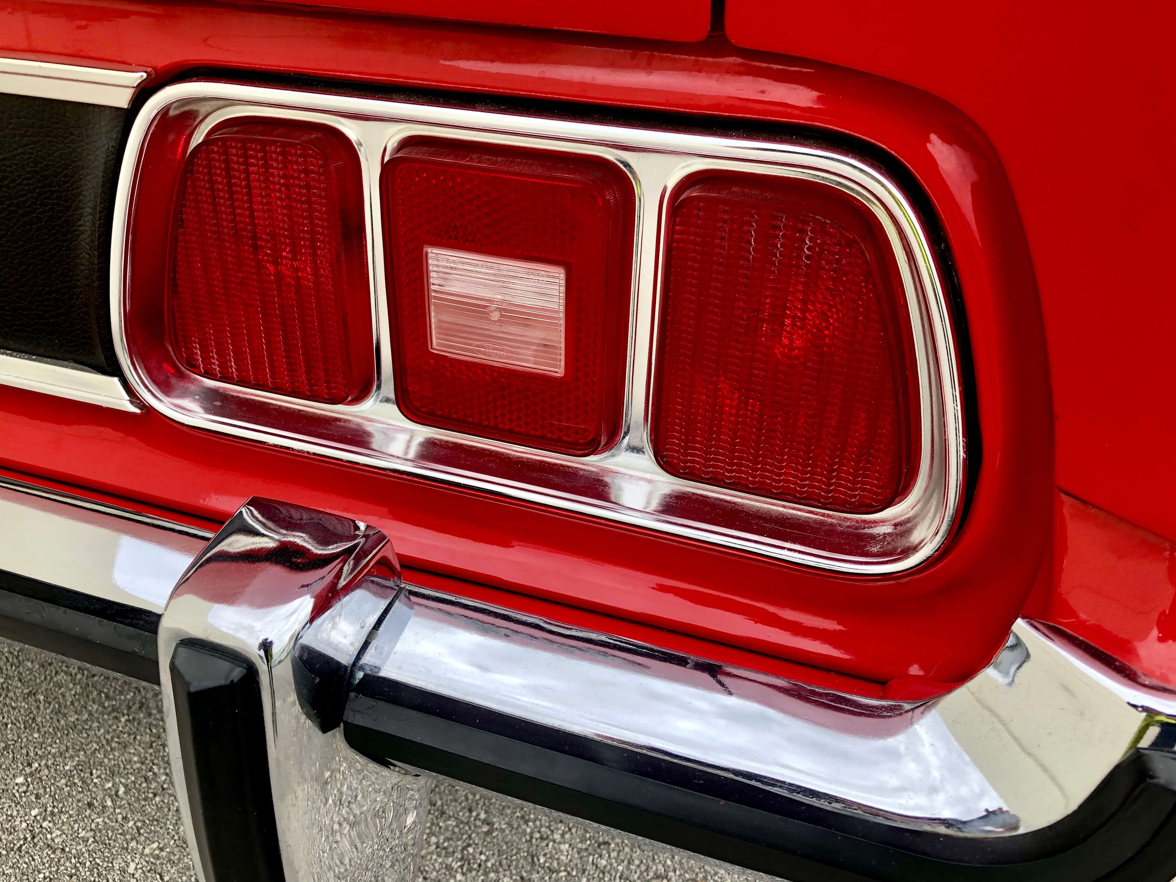 1973 Ford Mustang Convertible tail light